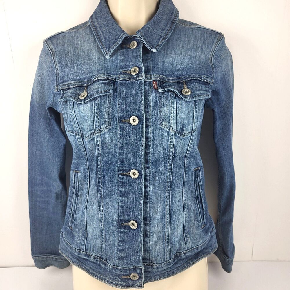 Levi’s Denim Stretch Classic Trucker Jacket Stretch Small